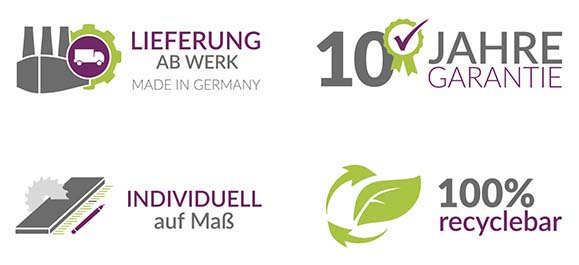FairGarden made in Germany, 10 Jahre Garantie, Zäune indiviuell auf Maß und 100 Prozent recyclebar