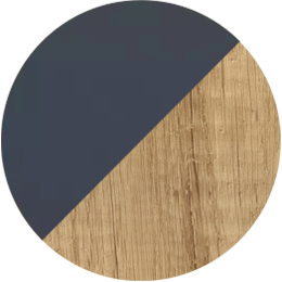 Sichtschutz aus Kunststoff in Holzoptik Desert Oak Anthrazit