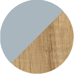 Sichtschutz aus Kunststoff in Holzoptik Desert Oak Silbergrau