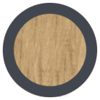 Sichtschutz aus Kunststoff in Holzoptik Desert Oak Anthrazit