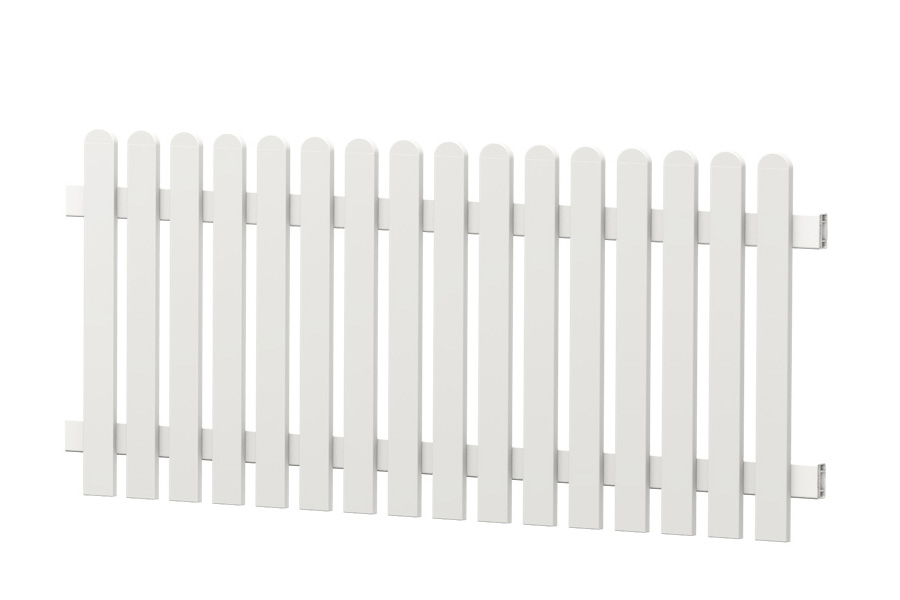 Zaunsfeld XXL in weiss aus Qualitätskunststoff PVC