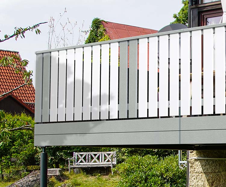 Weiß / Silbergrau(ab 299.- € pro lfm)