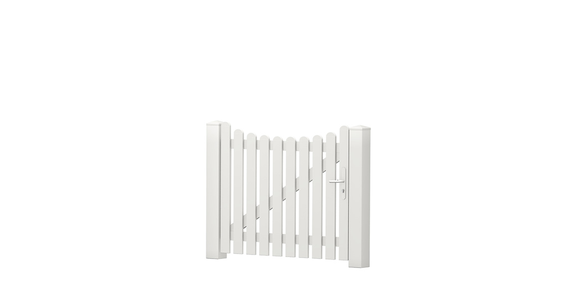 Gartenpforte_Unterbogen_PVC-Kunststoff_Weiß
