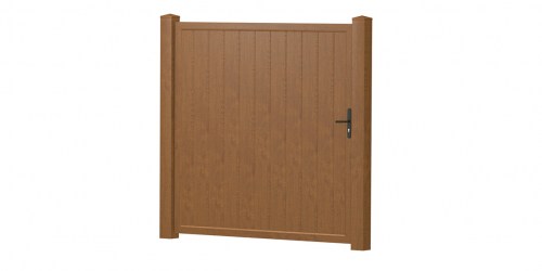 Sichtschutz Tür Kunststoff Gerade Dicht Golden Oak
